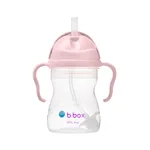 b.box Hrneček s brčkem - růžový 240 ml