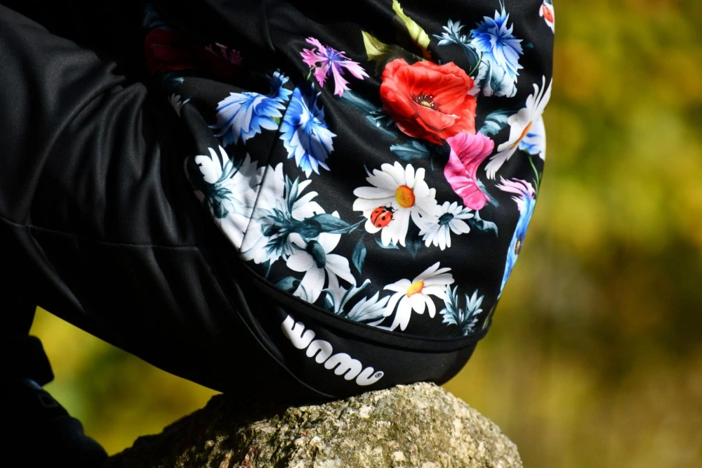 Wamu Softshellová bunda dětská, LUČNÍ KYTKY