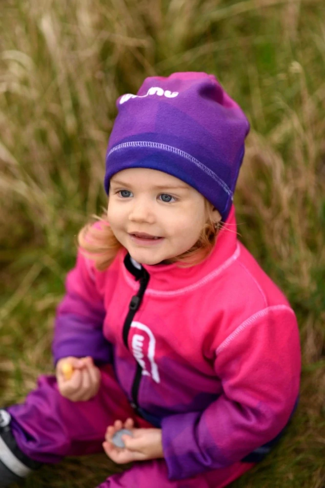 Wamu Fleecová mikina dětská, MOZAIKA, fialová