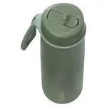b.box Nerezová termolahev s brčkem 690 ml - olive