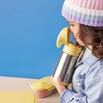 b.box Termoska na pití s brčkem 350 ml - lemon twist