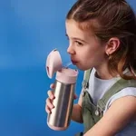 b.box Termoska na pití s brčkem 500 ml - blush crush