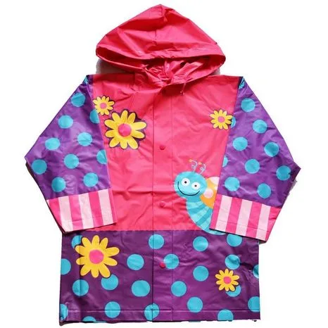 PIDILIDI Pláštěnka PVC motýl, holka, vel. 98/104