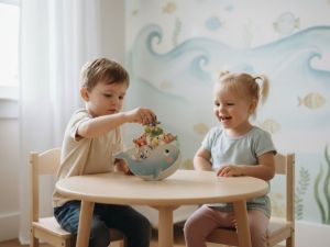 eliNeli Balanční hra Rybičky 4v1