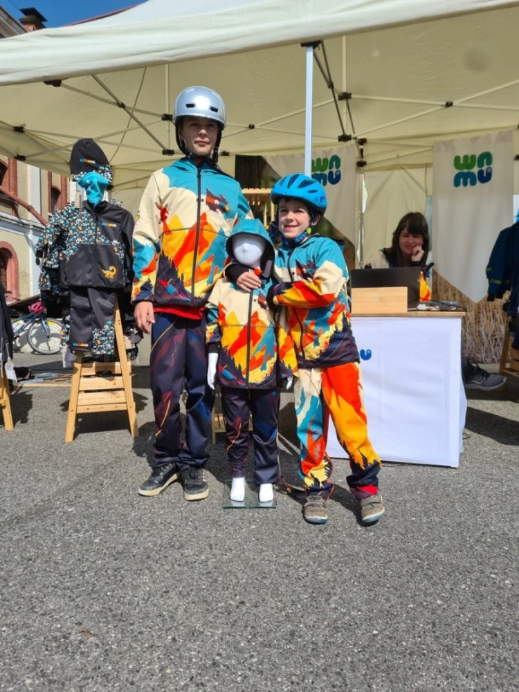 Wamu Softshellové kalhoty dětské, MOUNTAIN BIKE, tmavá