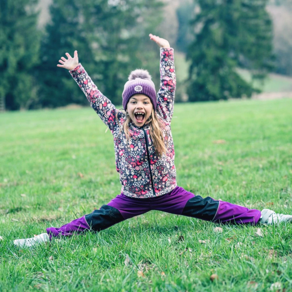 Wamu Softshellové kalhoty dětské, FUCHSIOVÁ