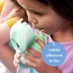 b.box Láhev na pití s brčkem Junior 380 ml - spearmint