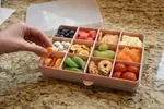 Melii Snackle Box krabička na svačinu 1368 ml - růžová