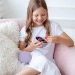 Melii Silikonová krabička na svačinu s víčkem Kočka - 350 ml