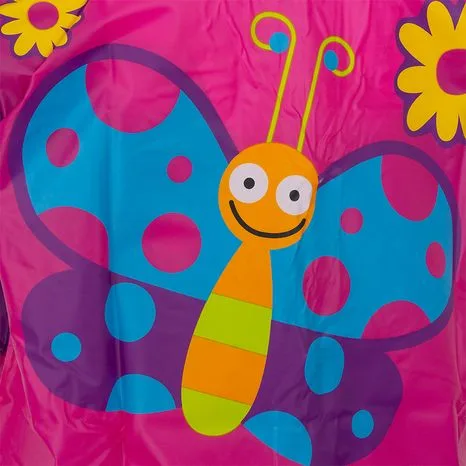 PIDILIDI Pláštěnka PVC motýl, holka, vel. 98/104