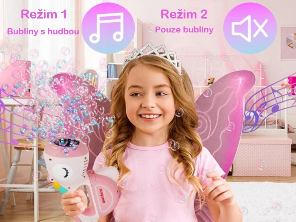eliNeli Automatický bublifuk - jednorožec