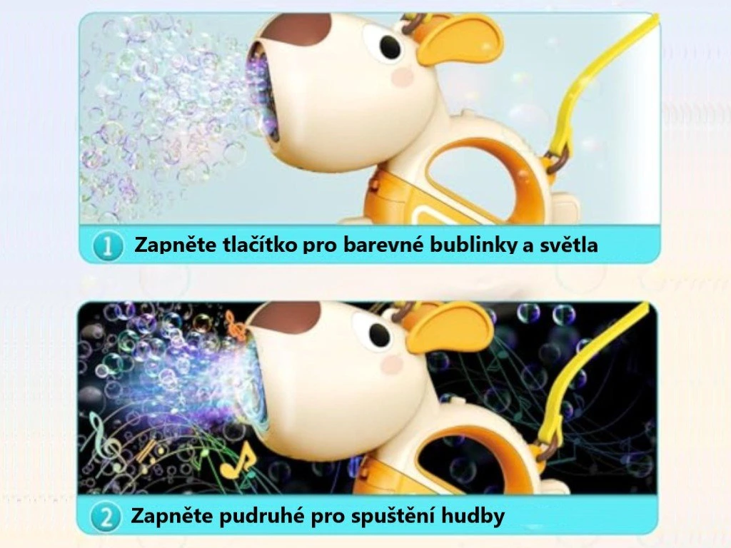 eliNeli Automatický bublifuk - pes