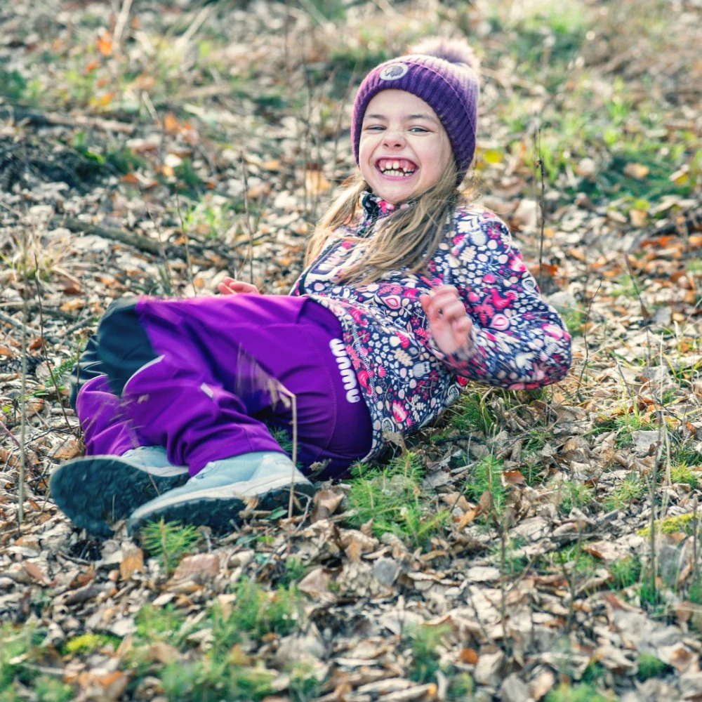 Wamu Softshellové kalhoty dětské, FUCHSIOVÁ