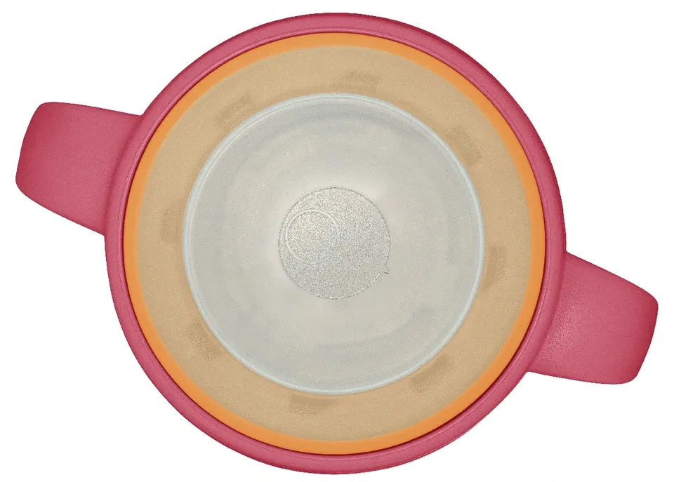 b.box 360° netekoucí učící hrneček 250 ml - růžový/oranžový