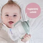 b.box Hrneček s pítkem 4m+ - světle zelený 240 ml