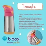 b.box Termoska na pití s brčkem 500 ml - blush crush