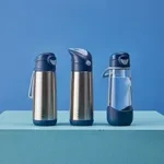 b.box Termoska na pití s brčkem 500 ml - midnight
