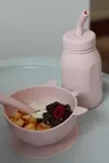 Melii Dětská silikonová jídelní sada, 5 dílná - Jednorožec