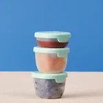b.box Sada krabiček Snack tubs 3ks - zelené