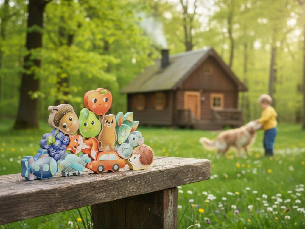 eliNeli Hmatej a najdi v kyblíku - lesní zvířátka