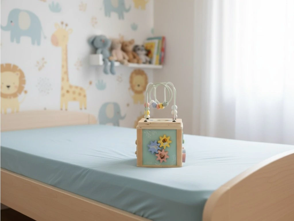 eliNeli Dřevěná kostka s aktivitami - Zvířátka