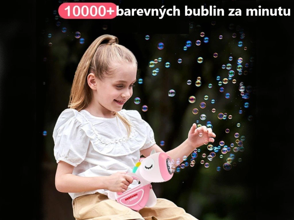 eliNeli Automatický bublifuk - jednorožec