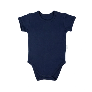 Bavlněné body, rukáv, tmavě modrá, BASIC