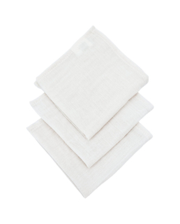 Mušelínové pleny béžové 30x30cm, 3ks