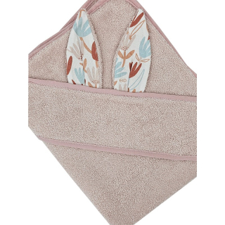 Bavlněná osuška 100x100 cm, kytka