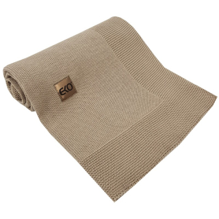 Deka z pleteniny, béžová 