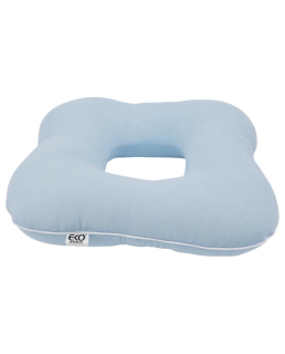 Poporodní polštář mušelínový, modrý 40x40cm 