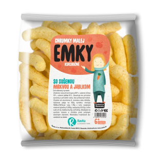 Křupky Emky se sušenou mrkví a jablkem 40g