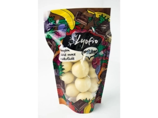 Lyofio Lyofilizovaná jahoda v čokoládě – bílá 200 g
