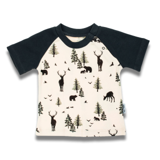 Bavlněná halenka, chlapecká, krátký rukáv, béžová, BAMBI