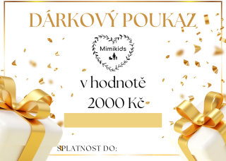 Dárkový poukaz 2000 Kč