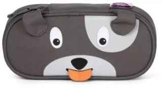 Dětský penál Affenzahn Pencil Case Dog David - grey
