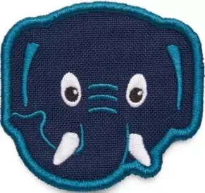 Dětský odznáček na suchý zip Affenzahn Velcro badge - Elephant