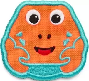 Dětský odznáček na suchý zip Affenzahn Velcro badge - Crab
