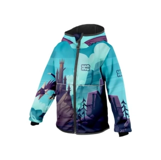 Wamu Softshellová bunda dětská, DRAGON FANTASY