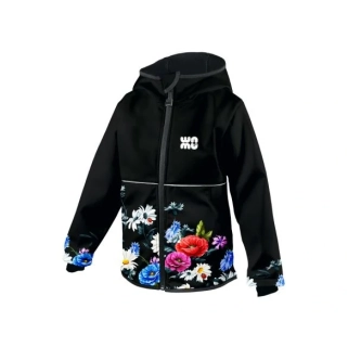 Wamu Softshellová bunda dětská, LUČNÍ KYTKY