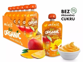 Mixit BIO kapsička ovocné pyré 100% Mango 100 g