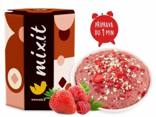 Mixit Minutová ovesná kaše – Jahoda a malina 300 g