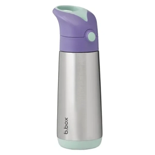 b.box Termoska na pití s brčkem 500 ml - lilac pop