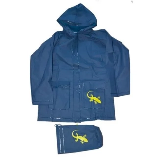 PIDILIDI Pláštěnka Salamander + pytlík, modrá