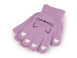 Stoklasa Dětské pletené rukavice kočka