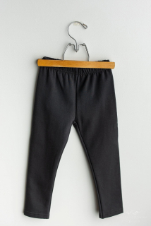 Zateplené dívčí legíny šedé