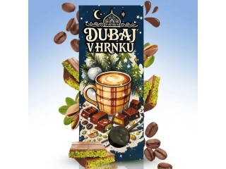 LIPOO DUBAJ V HRNKU - ZRNKOVÁ KÁVA S PŘÍCHUTÍ DUBAJSKÉ ČOKOLÁDY 40g