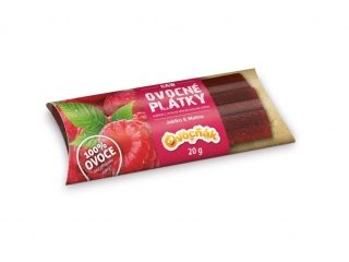 Ovocňák Ovocné plátky malinové 20g