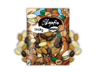 Lyofio Mandle mix v čokoládě 200 g