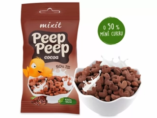Mixit Cereálie Peep Peep – Kakao do kapsy 25g
